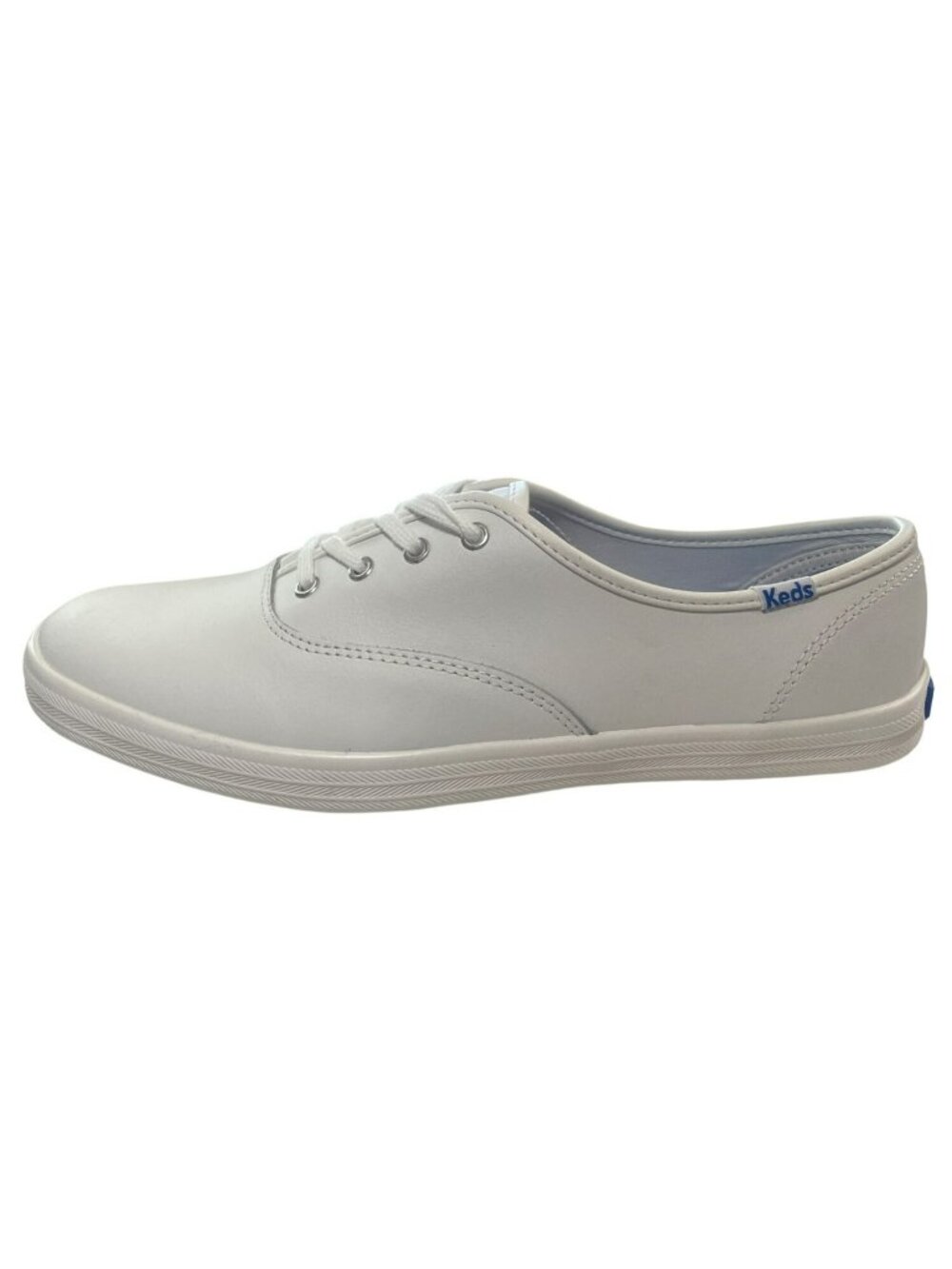 Keds Champ3 White Leather Lace-Up Comfy Sneakers Women's Size 8 WIDE NWOB